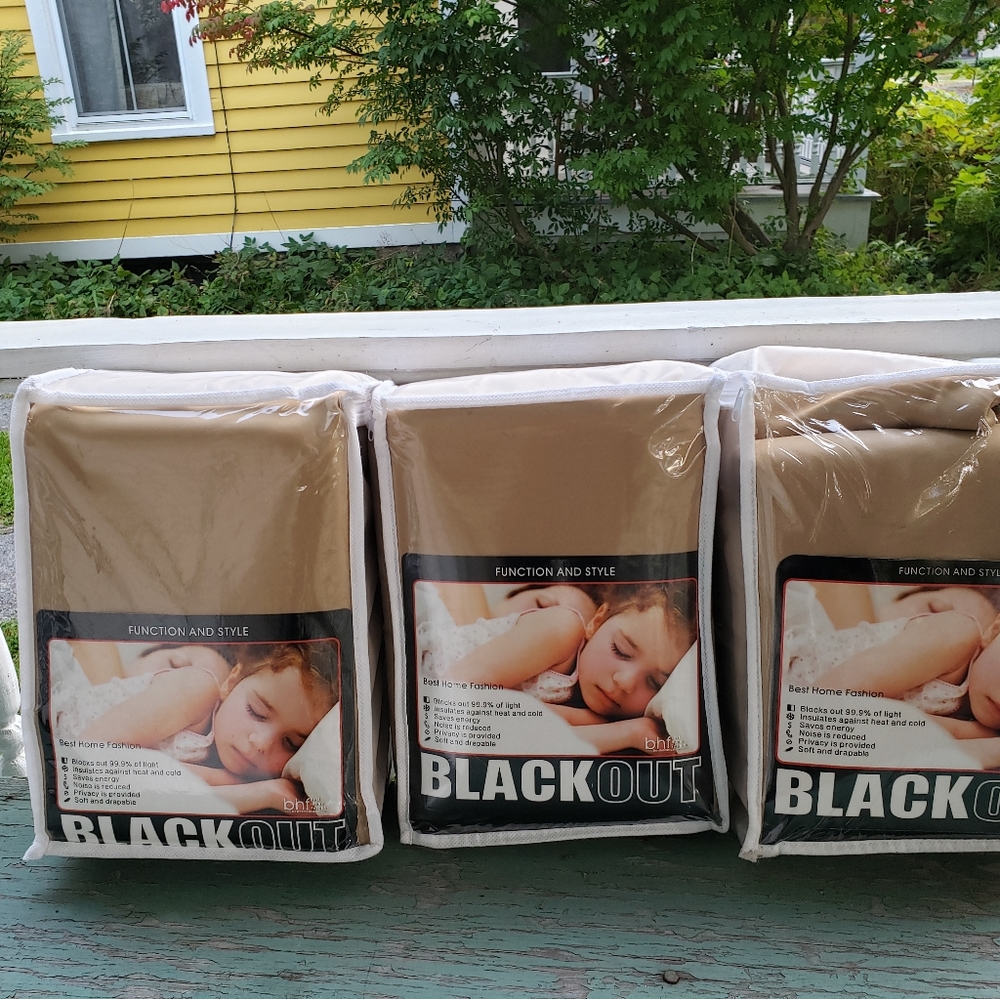 Blackout curtains
